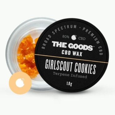 The Goods CBD Wax Girl Scou Cookies white background