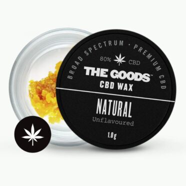 The Goods CBD Wax Natural white background