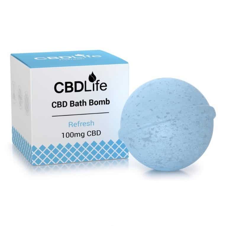 CBDLife Bath Bomb 100mg Refresh