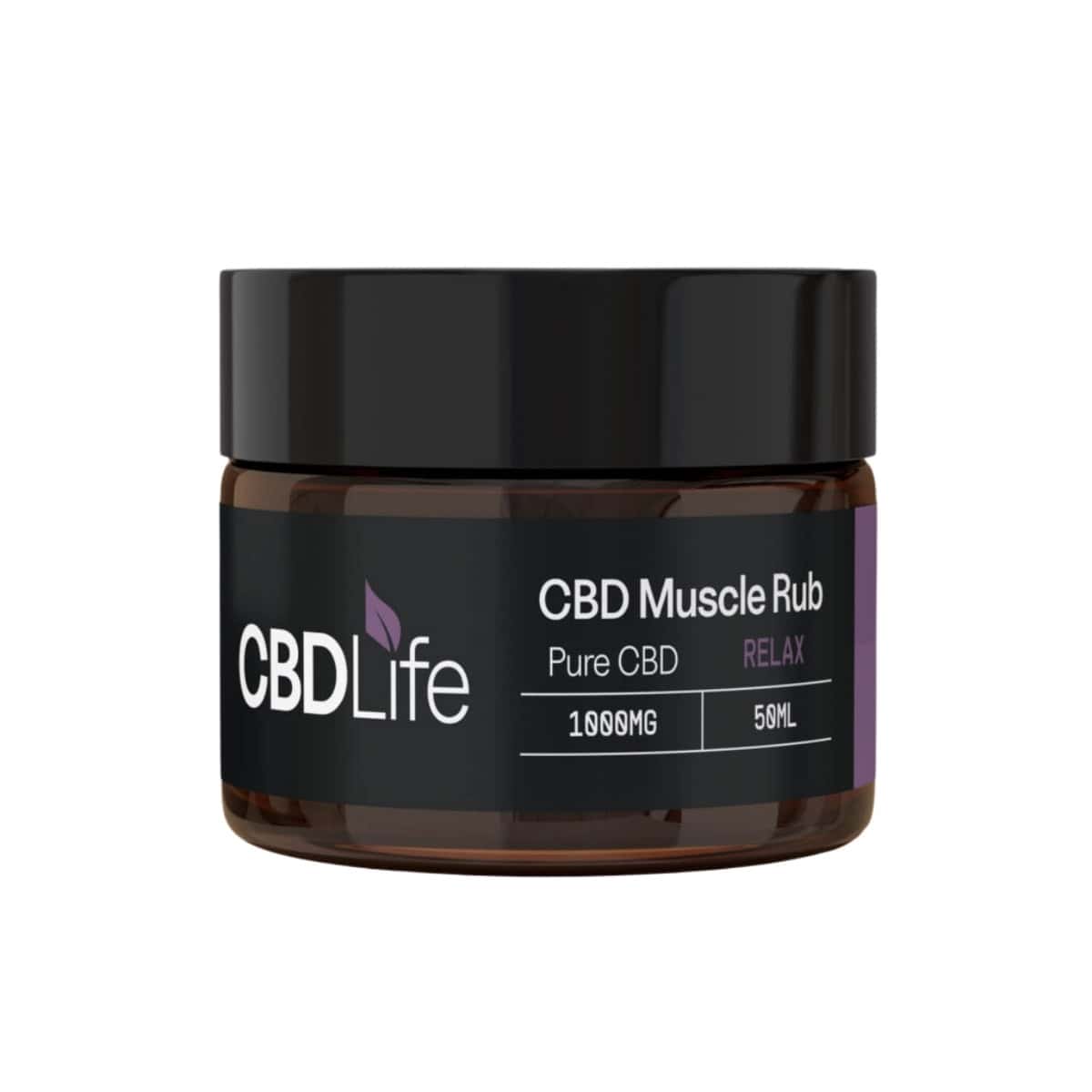 CBDLife Muscle Rub (1000mg) - High Strength - Hemptations CBD