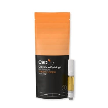CBDLife CBD Vape Cartridge Pineapple Express white background