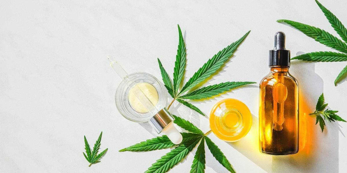 Is CBD really non-psychoactive cbd oil with cannabis leaves white background
