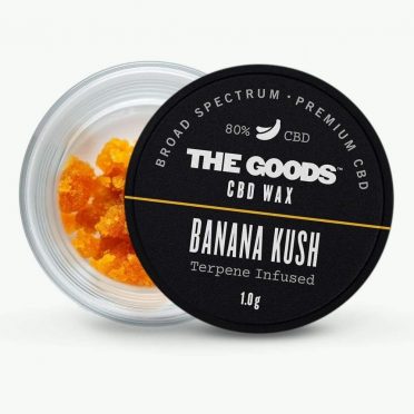 The Goods CBD Wax Banana Kush