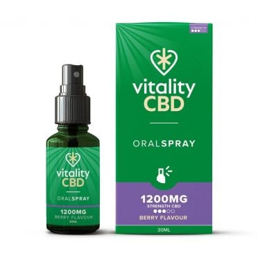 Vitality CBD Oral Spray Berry 1200mg