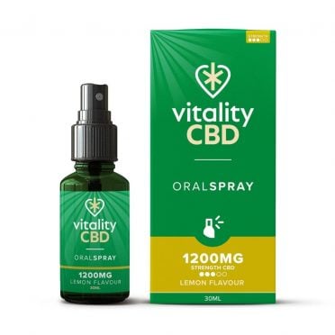 Vitality CBD Oral Spray Lemon 1200mg