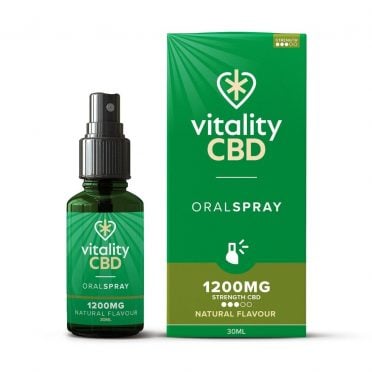 Vitality CBD Oral Spray Natural 1200mg