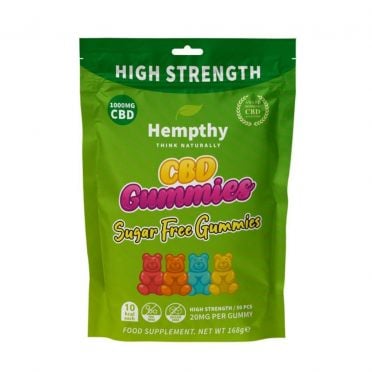 Hempthy CBD Gummies Sugar Free Gummies 1000mg