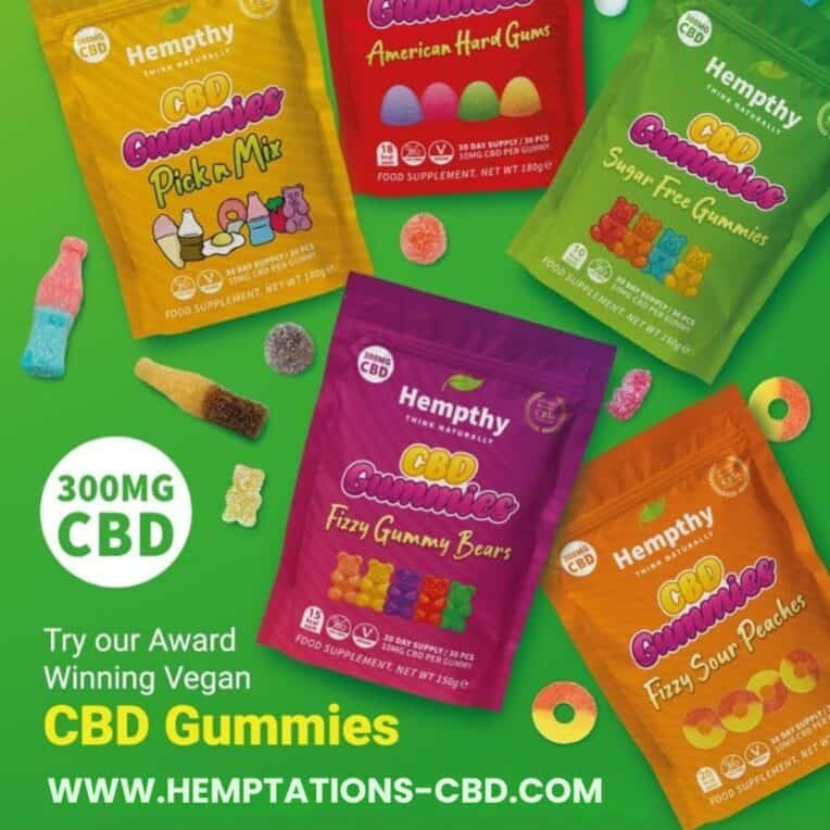 Hempthy CBD Gummy Fizzy Bottles 300mg - Image 6