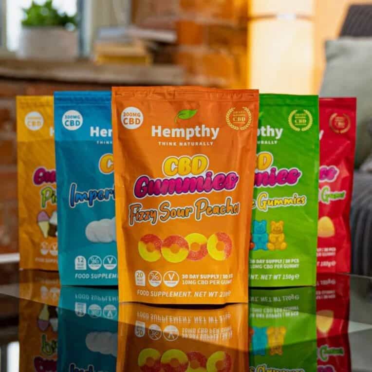 Hempthy CBD Gummy Fizzy Bottles 300mg - Image 2