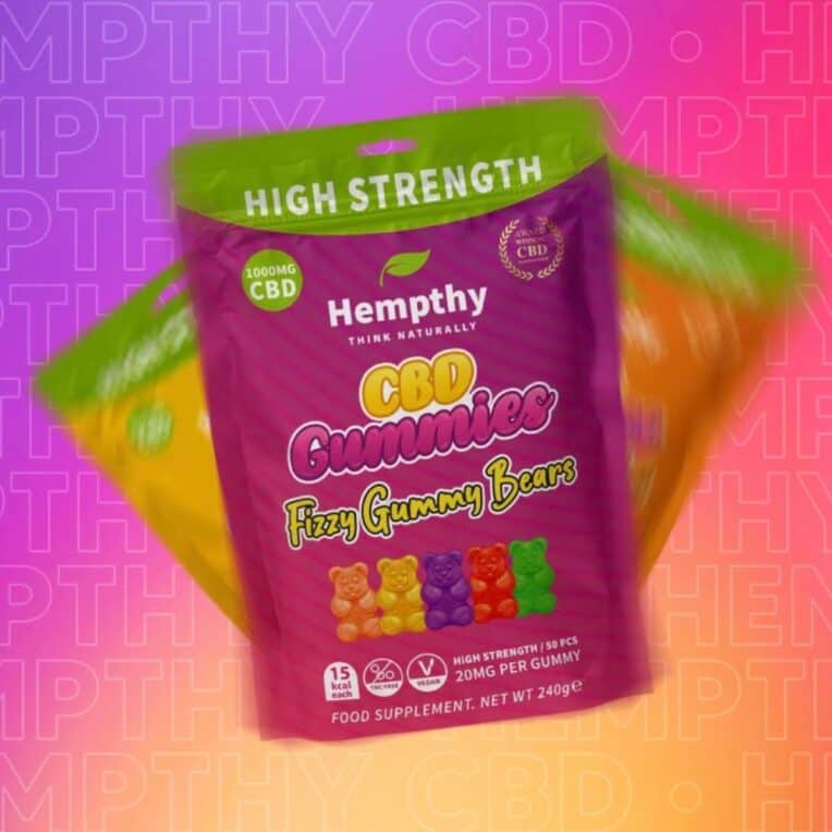Hempthy CBD Fizzy Gummies 1000mg - Image 3