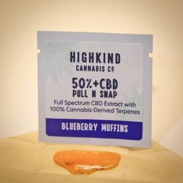 HighKind Pull n Snap CBD Shatter - Blueberry Muffins