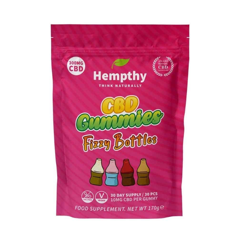 Hempthy CBD Gummies Fizzy Bottles 300mg