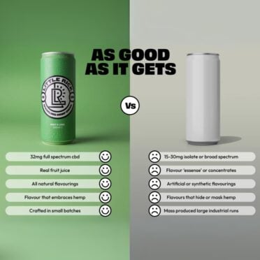 Little Rick CBD Drink Mojito as good as it gets drinks comparison