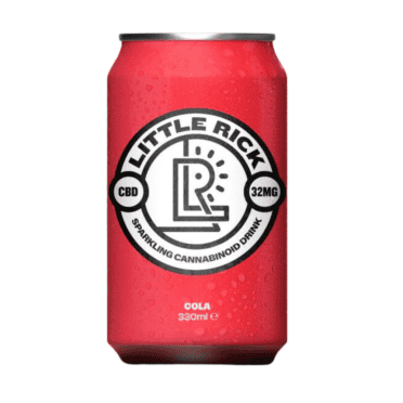 Little Rick CBD Drink Cola white background