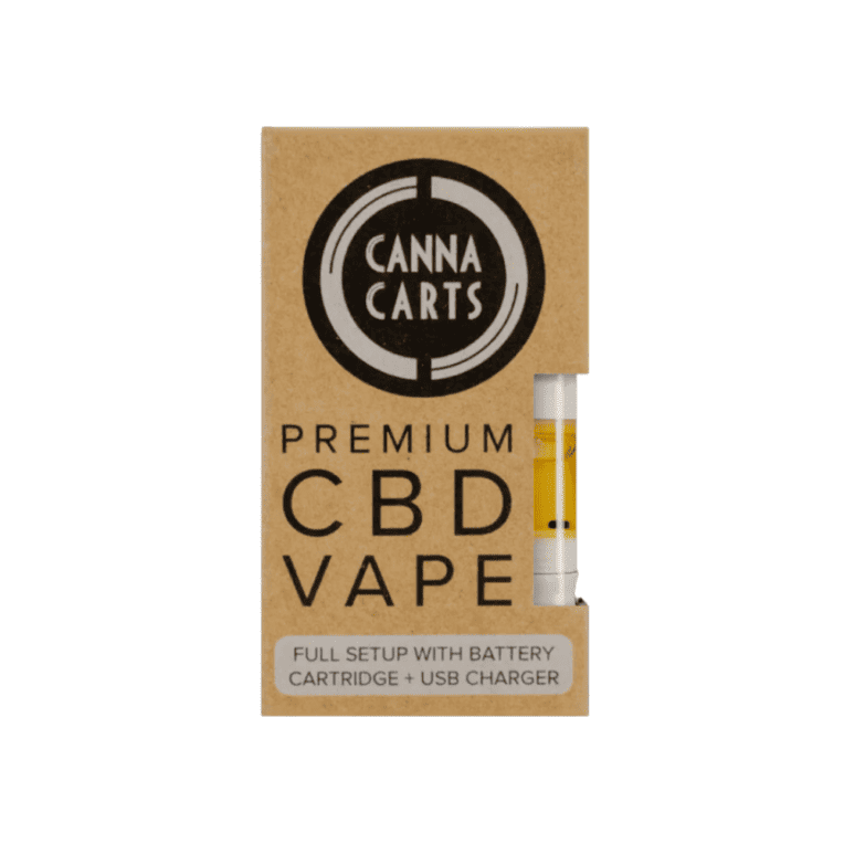 Canna Carts Premium CBD Vape Pen and Cart white background