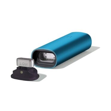 Pax 3 Complete Kit Limited Edition Ocean Blue with concentrate oven lying down