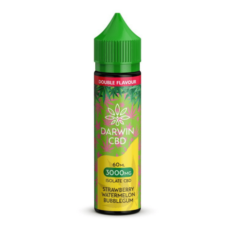 Darwin CBD Vape Juice 3000mg - Strawberry Watermelon Bubblegum