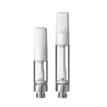 CCELL Kera Cartridge 0.5ml and 1ml side by side white background