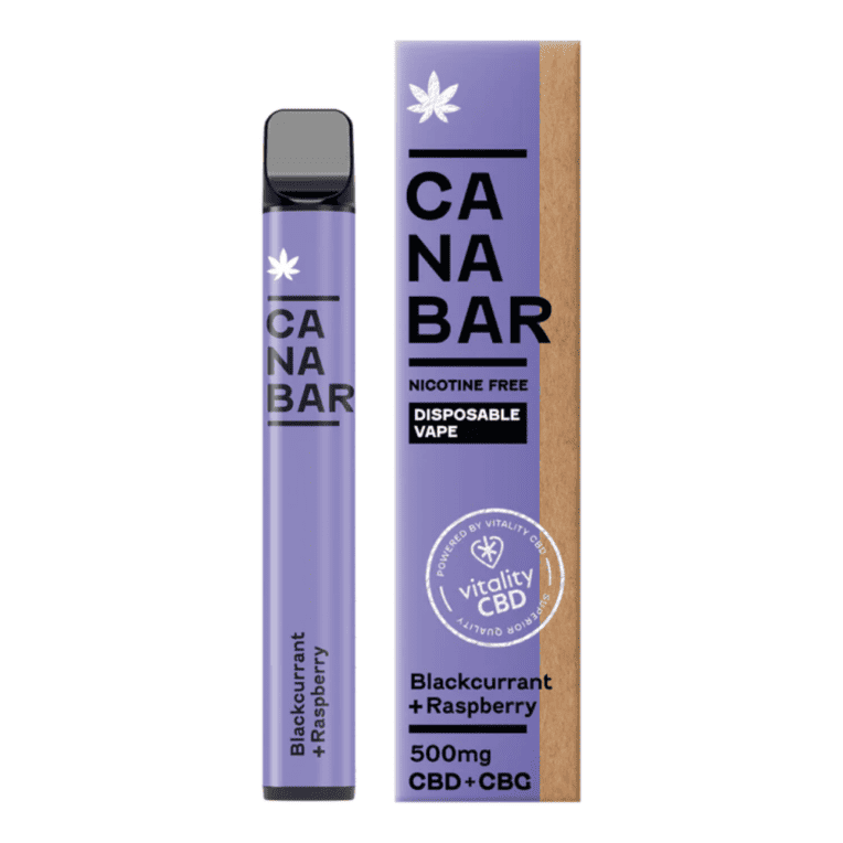 Canabar Blackcurrent + Raspberry white background
