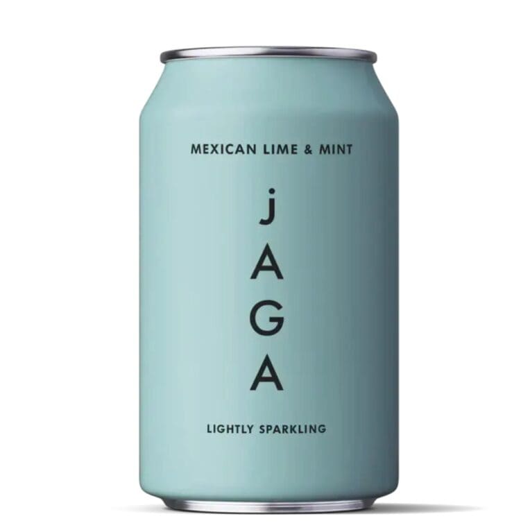 JAGA Sparkling Drinks Mexican Lime & Mint white background