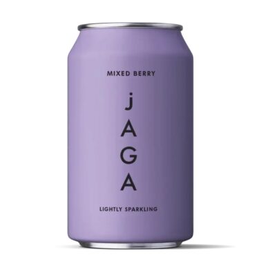 JAGA Sparkling Drinks Mixed Berry white background