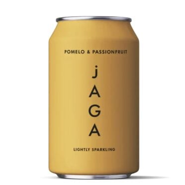 JAGA Sparkling Drinks Pomelo & Passionfruit Front white background