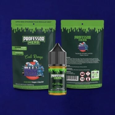 Professor Herb H4CBD Vape Liquid 5000mg 30ml - Blu Zushi display