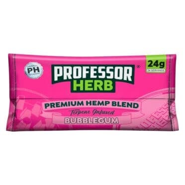Professor Herb Hemp Smoking Blend 1400mg CBD - Bubblegum white background