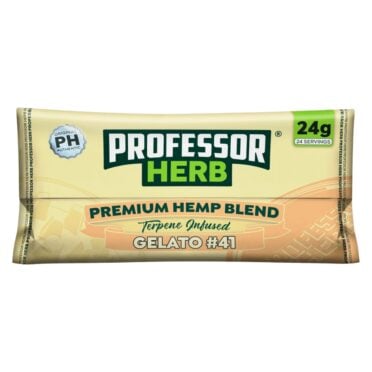 Professor Herb Hemp Smoking Blend 1400mg CBD - Gelato #41 white background