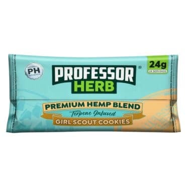Professor Herb Hemp Smoking Blend 1400mg CBD - Girl Scout Cookies white background