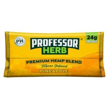 Professor Herb Hemp Smoking Blend 1400mg CBD - Pineapple white background