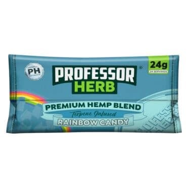 Professor Herb Hemp Smoking Blend 1400mg CBD - Rainbow Candy white background