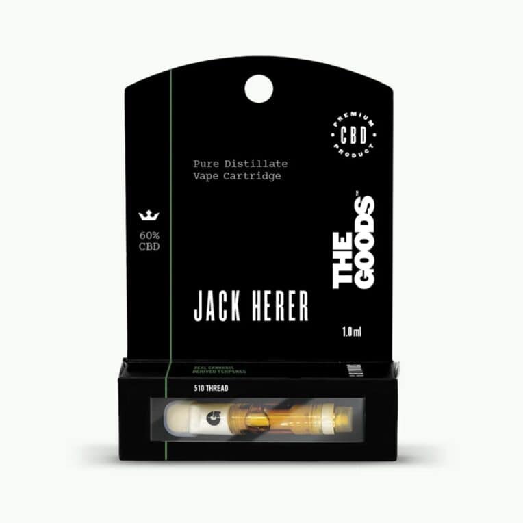 The Goods CBD Live Resin Cart 1ml - Jack Herer