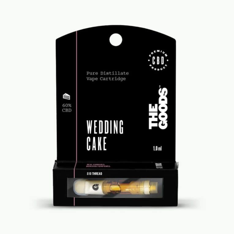 The Goods CBD Live Resin Cart 1ml - Wedding Cake