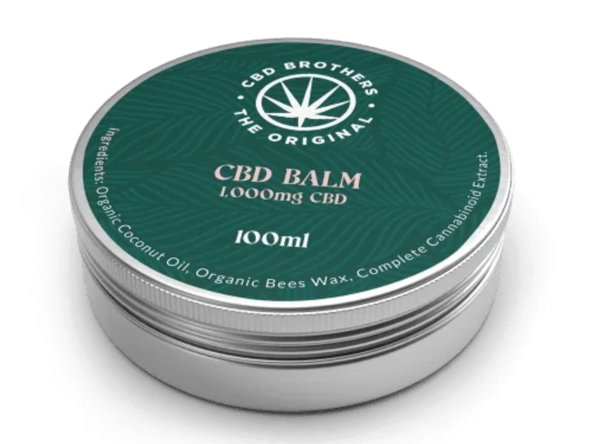 CBD Brothers Hybrid Balm 100ml white background