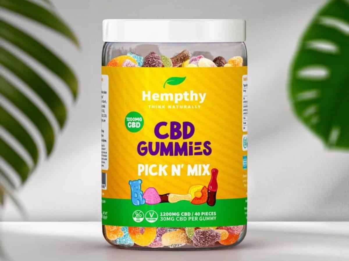 Hempthy CBD Pick N Mix Gummies strongest 1200mg CBD Edibles