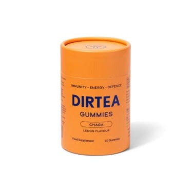 DIRTEA Chaga Gummies white background