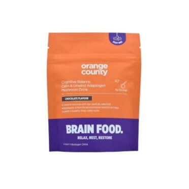 Orange County Brain Food Mini - Chocolate white background