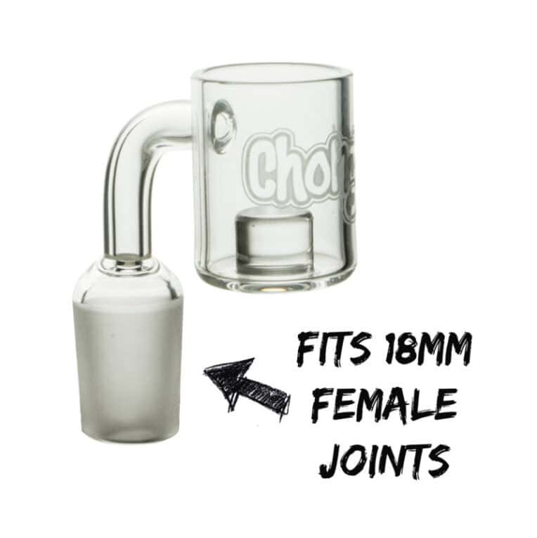 Chongz “Head Honcho” 18.8mm male Quartz Banger
