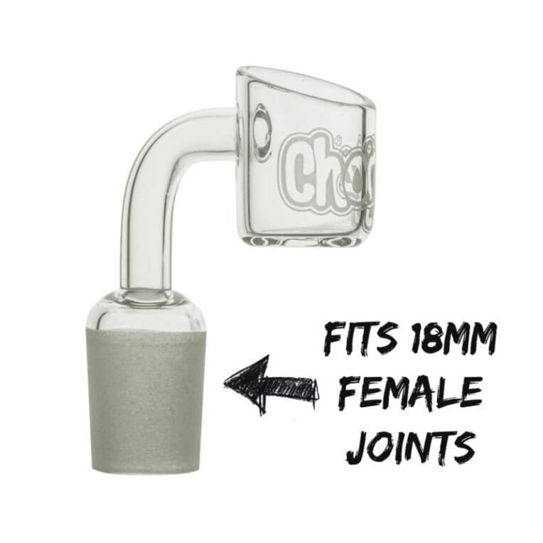 Chongz “Small but Tall” 18.8mm male Quartz Banger