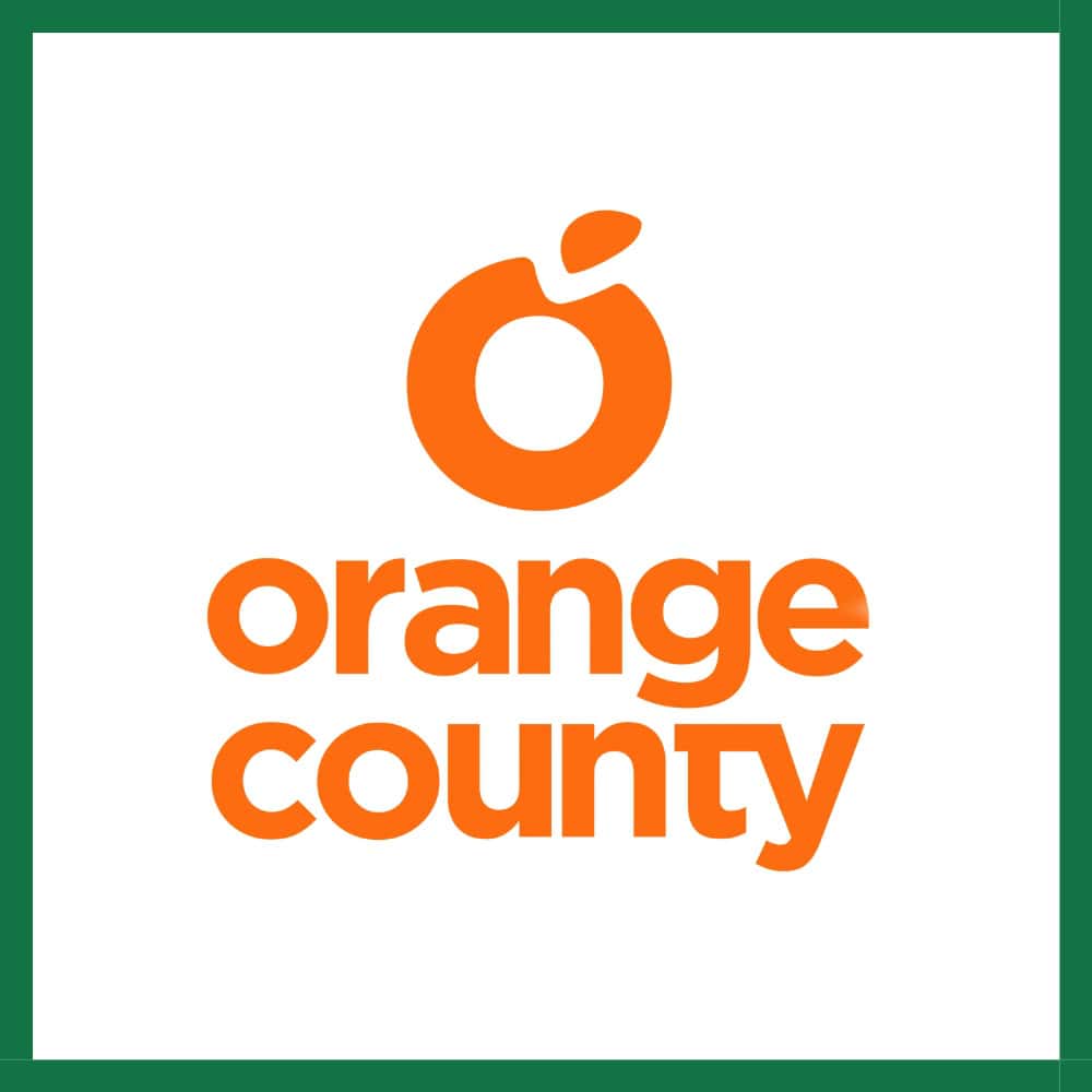 Orange County CBD Logo green border