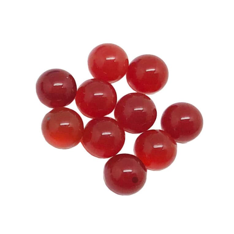 Quartz Agate Amber 6mm Dabbing Pearls