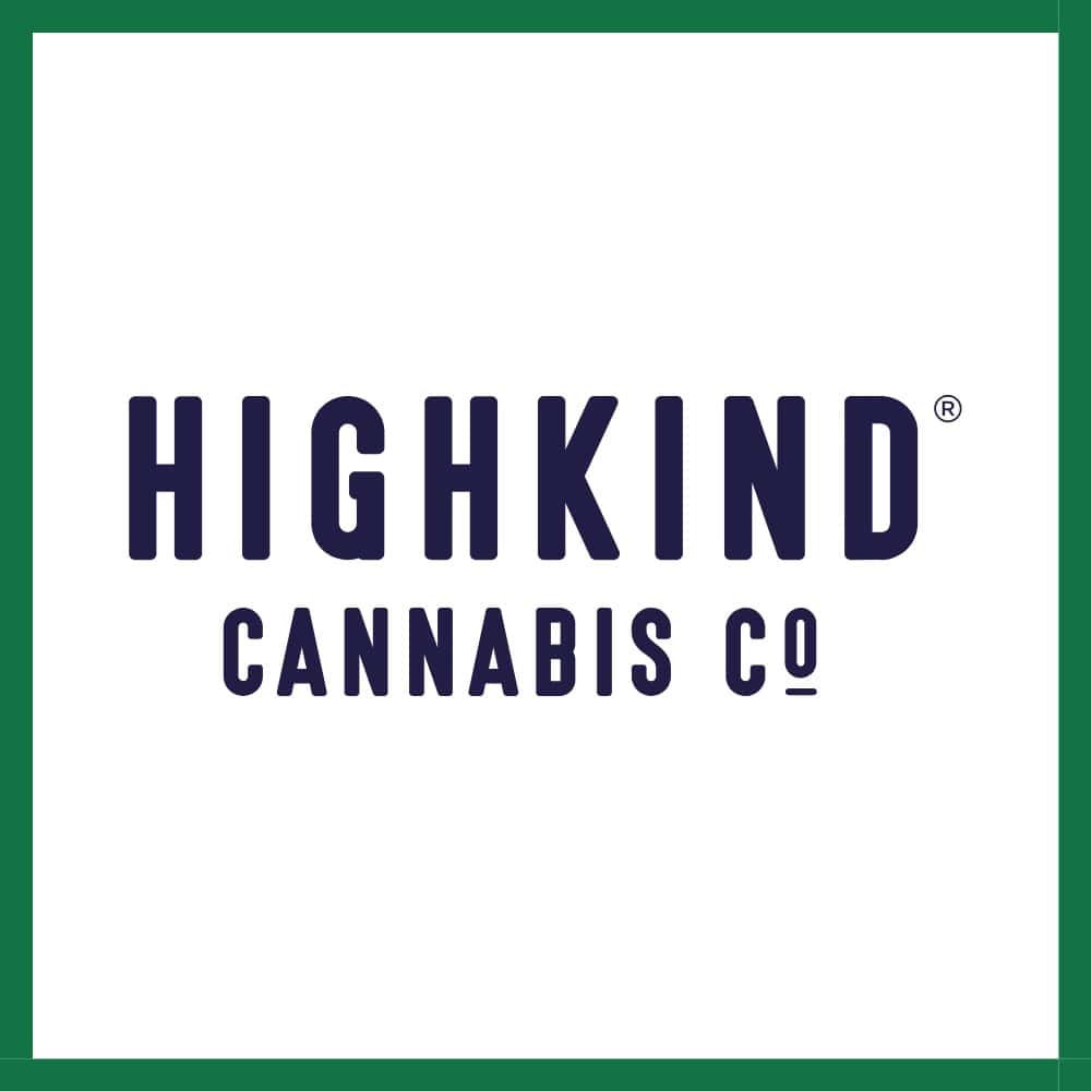 HighKind logo white background green border