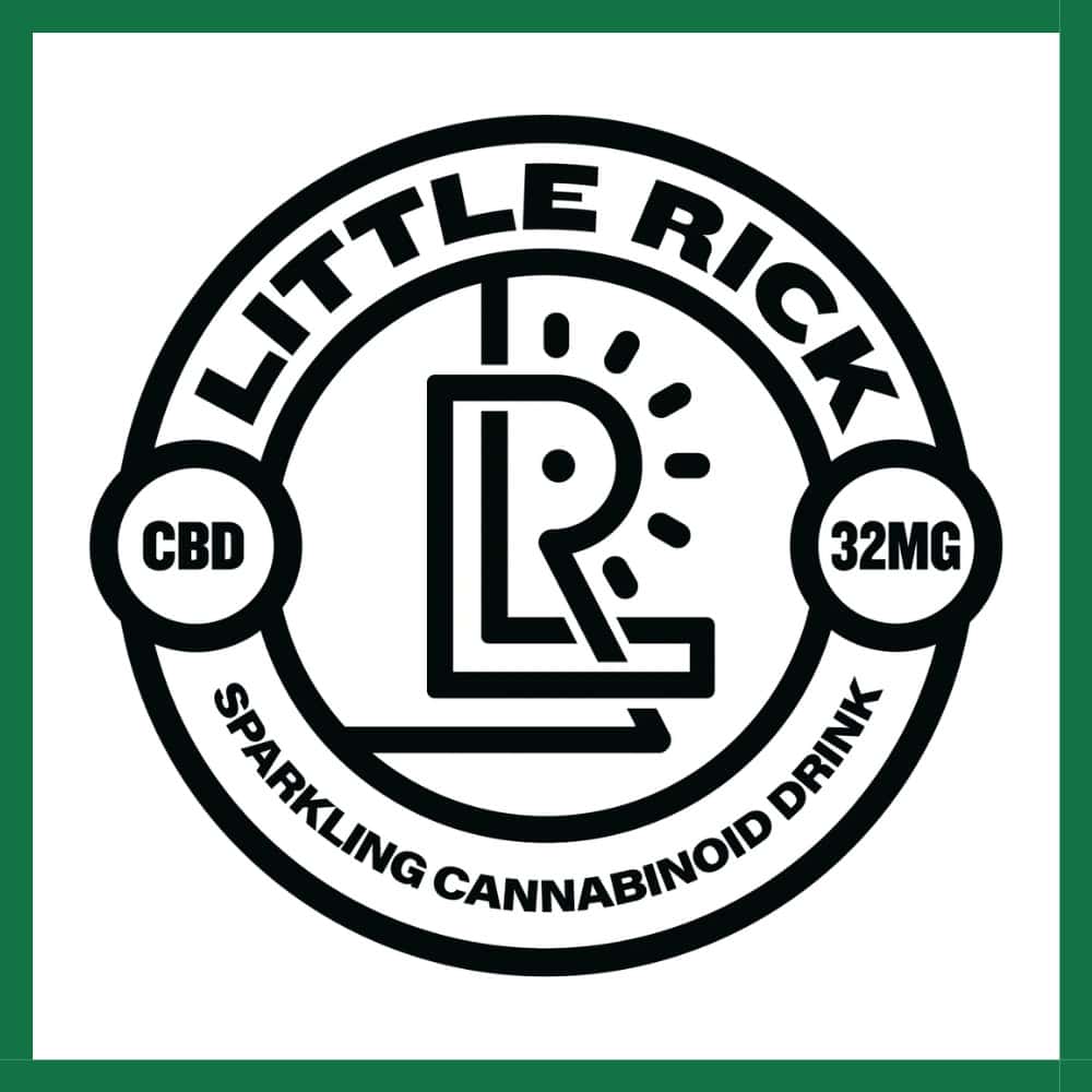 Little Rick logo white background green border