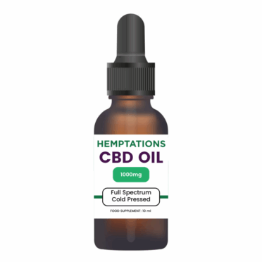 Buy Cold Pressed Full Spectrum CBD Oil (10%) - Hemptations