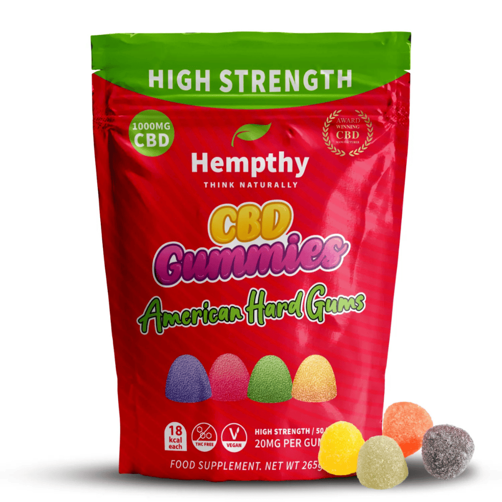 Hempthy CBD American Hard Gums 1000mg