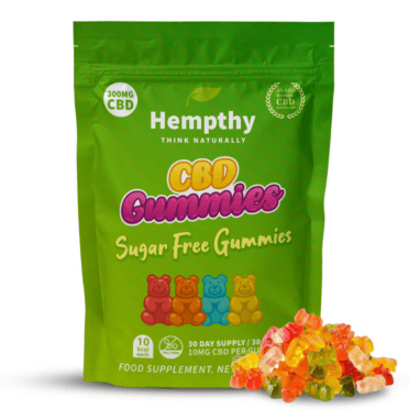Hempthy Sugar Free CBD Gummies 300mg