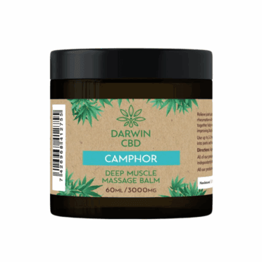 Darwin CBD Camphor Muscle Balm white background
