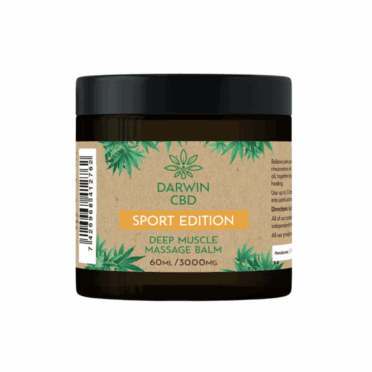 Darwin CBD Sport Edition Muscle Balm white background