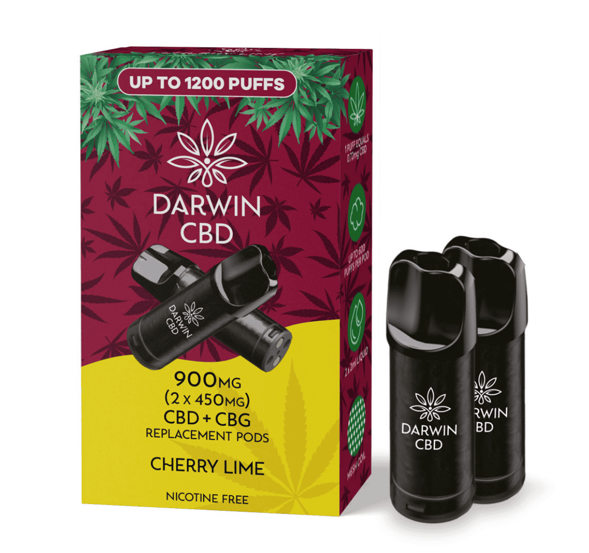 Buy Darwin CBD Replacement Pod - 900mg